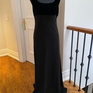 Ralph Lauren black evening dress